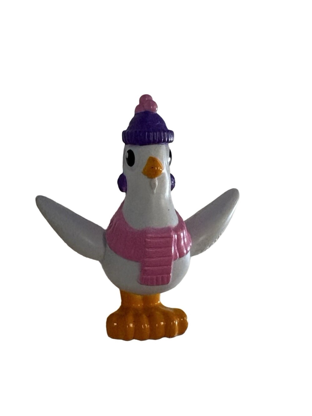 Paw Patrol Chickaletta Winter Snow Rescue Replacement Scarf Hat Mini Figure 1.5"